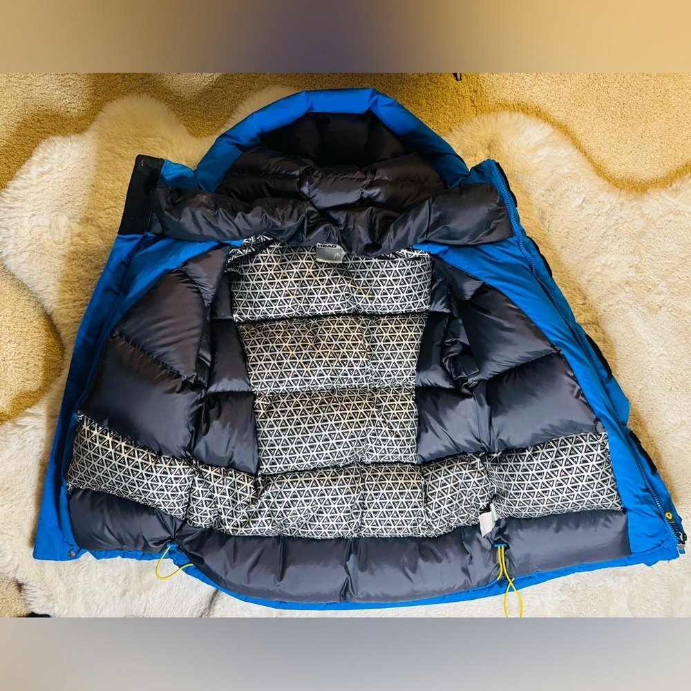 Vintage Head Blue Waterproof Ski Snow  Winter Parka Jacket Coat Size: Medium - Picture 13 of 14